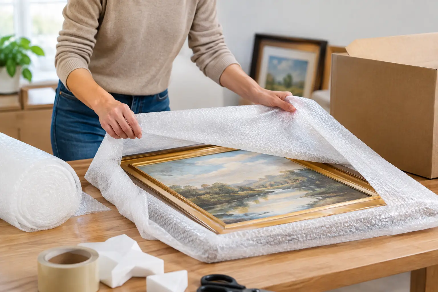 How to Pack Artwork Safely Without Damage