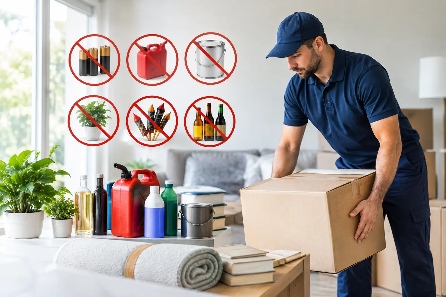 What Movers Cannot Transport Before Moving Day